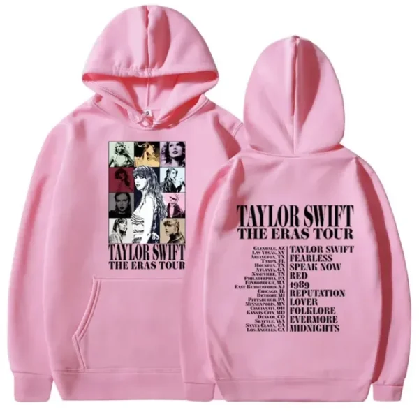 Taylor The Eras Tour Pink Hoodie