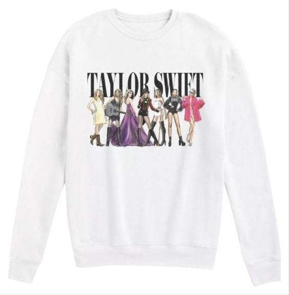 Taylor Swift White Eras Sweatshirt